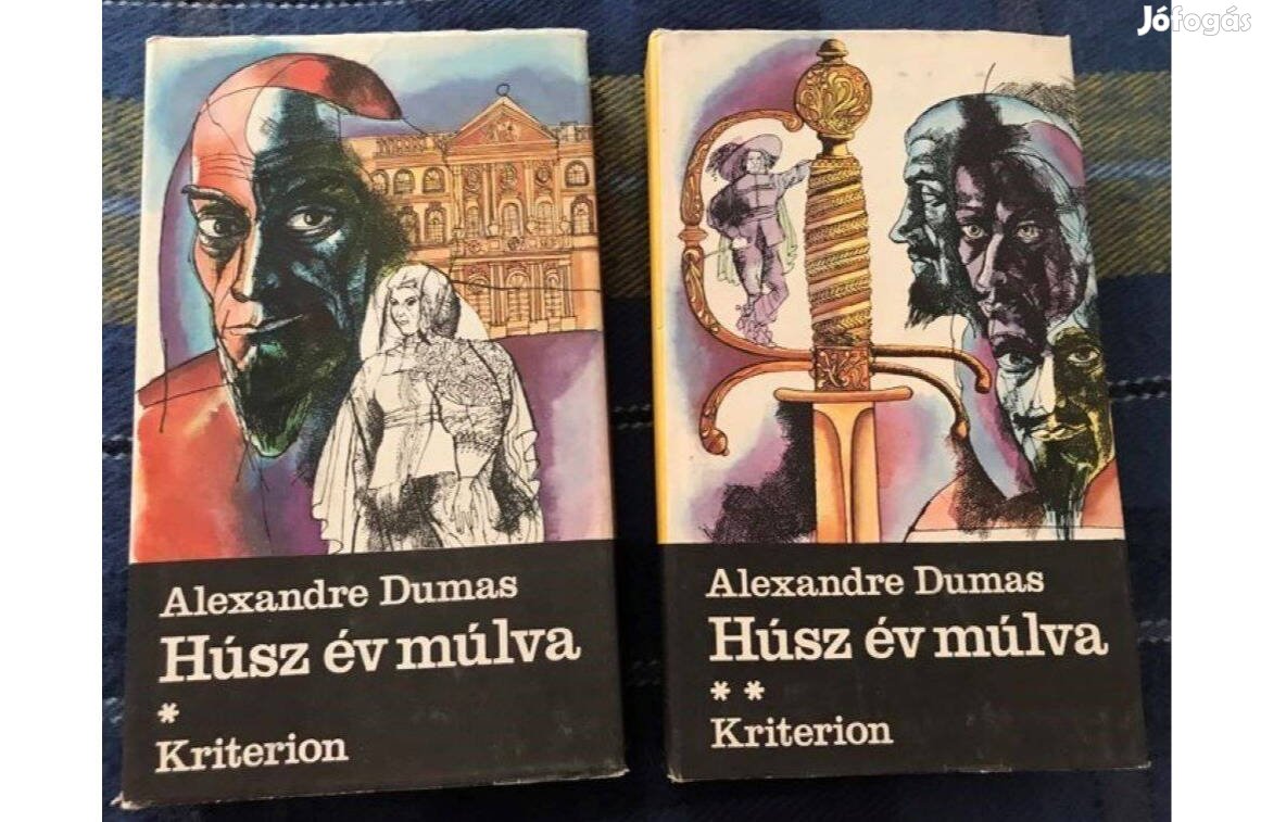 Dumas: Húsz év múlva I és II (Kriterion 1988), nagyon jó állapotban