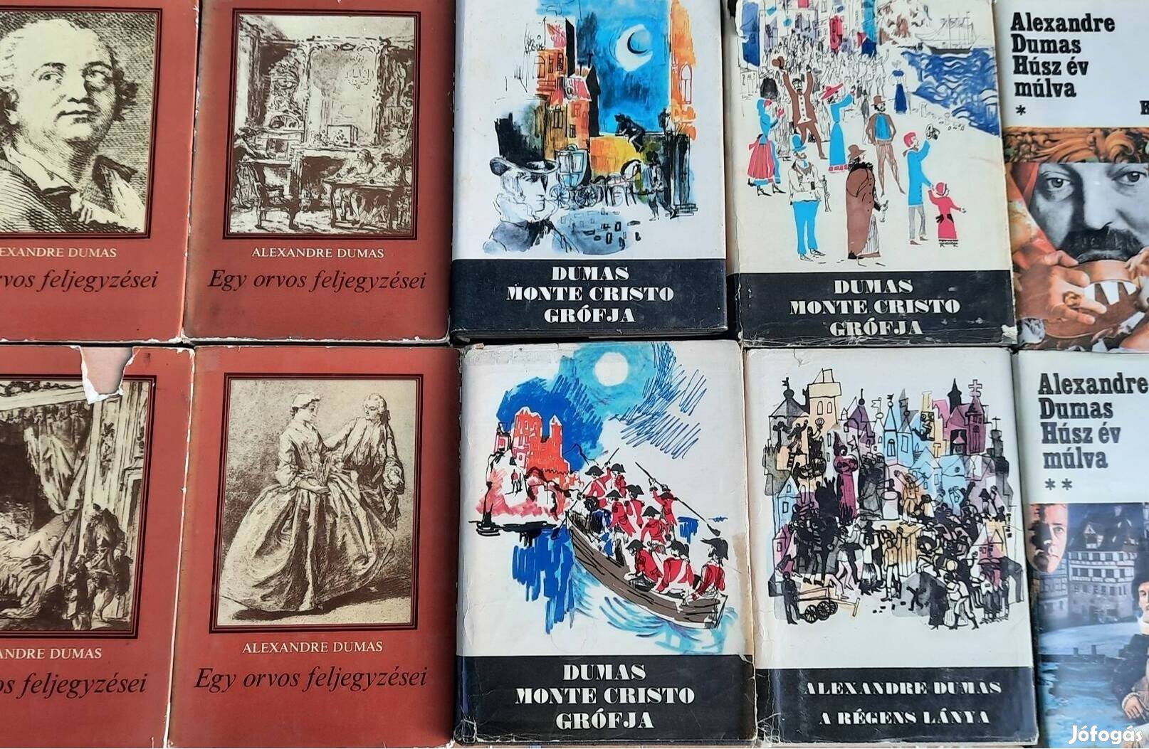 Dumas regények eladóak