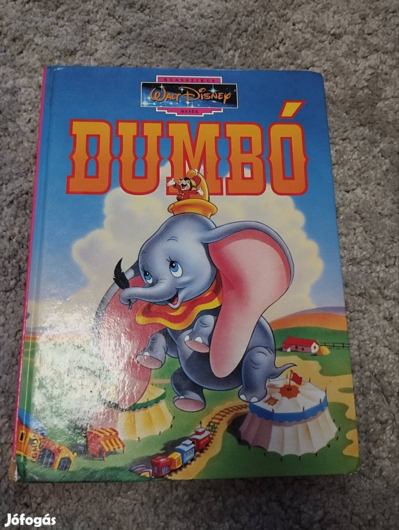 Dumbó Disney klasszikus mesekönyv 