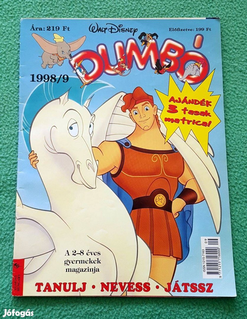 Dumbó Magazin 1998/9. szám (poszterrel)