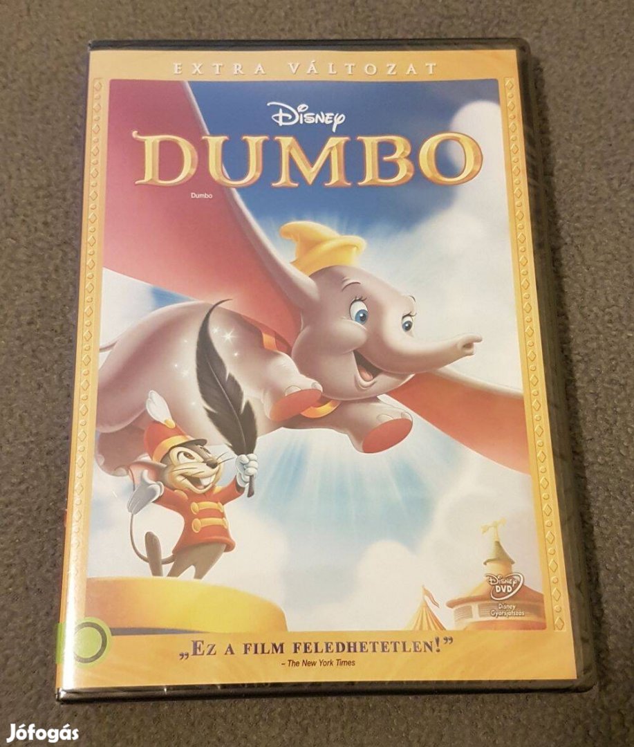 Dumbo (Disney) dvd, extra változat (új, bontatlan)