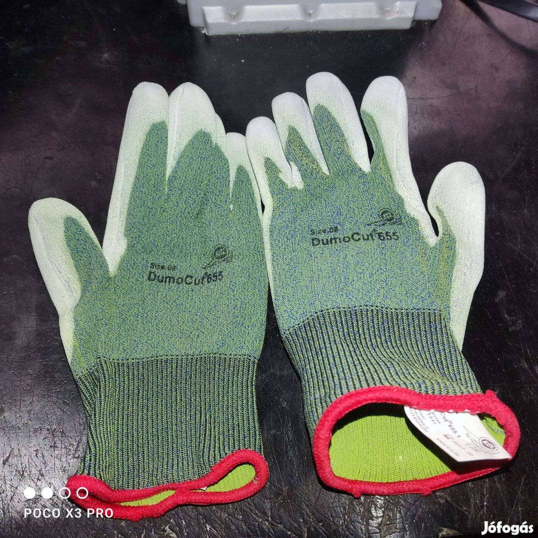 Dumocuf 655 mártott vágás biztos munkavédelmi kesztyű 8