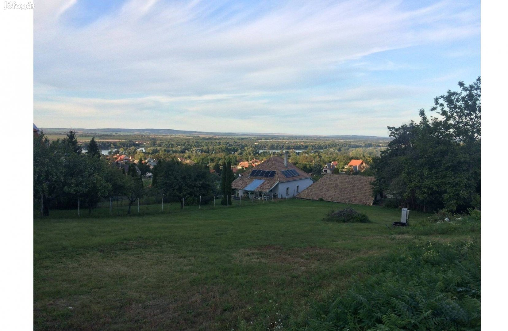 Dunaalmás belterületi 1160 m2 panorámás telek eladó