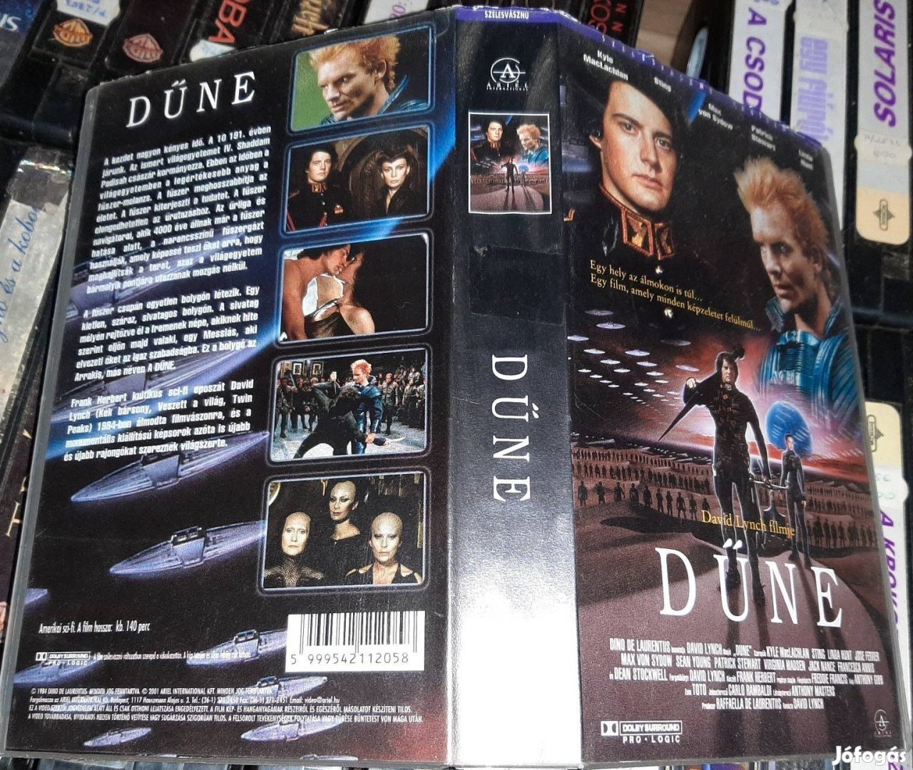 Dűne - 1984-  sci- fi vhs- Kyle Maclachlan