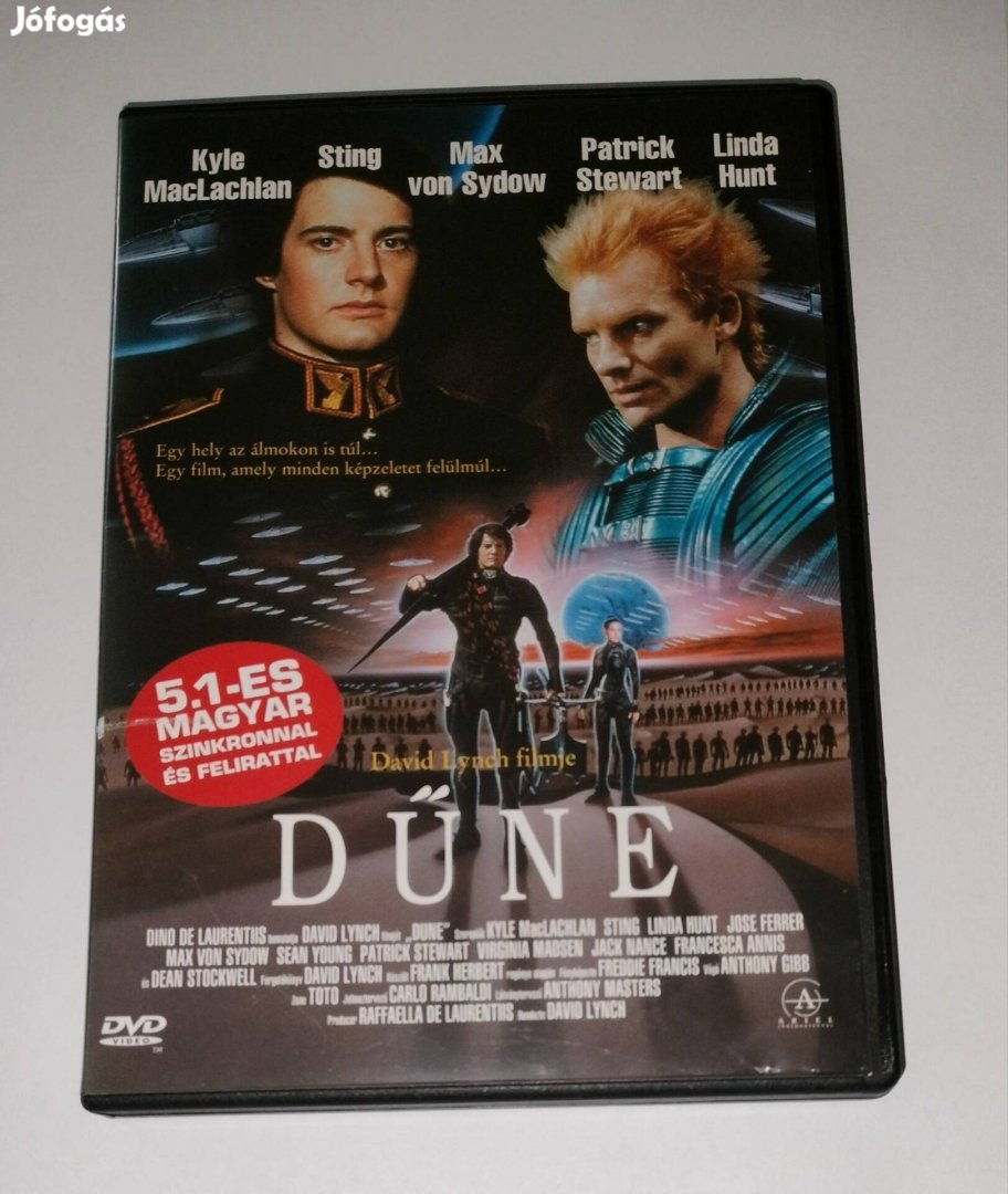 Düne dvd Sting, Kyle Maclachlan David Lynch filmje 