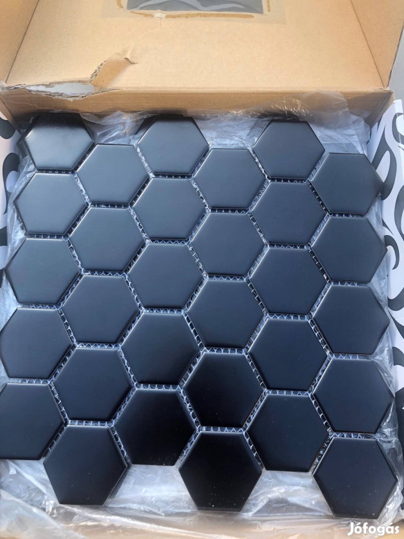 Dunin Hexagon Black 51 MATT Mozaik 32X28 CM, 16 db