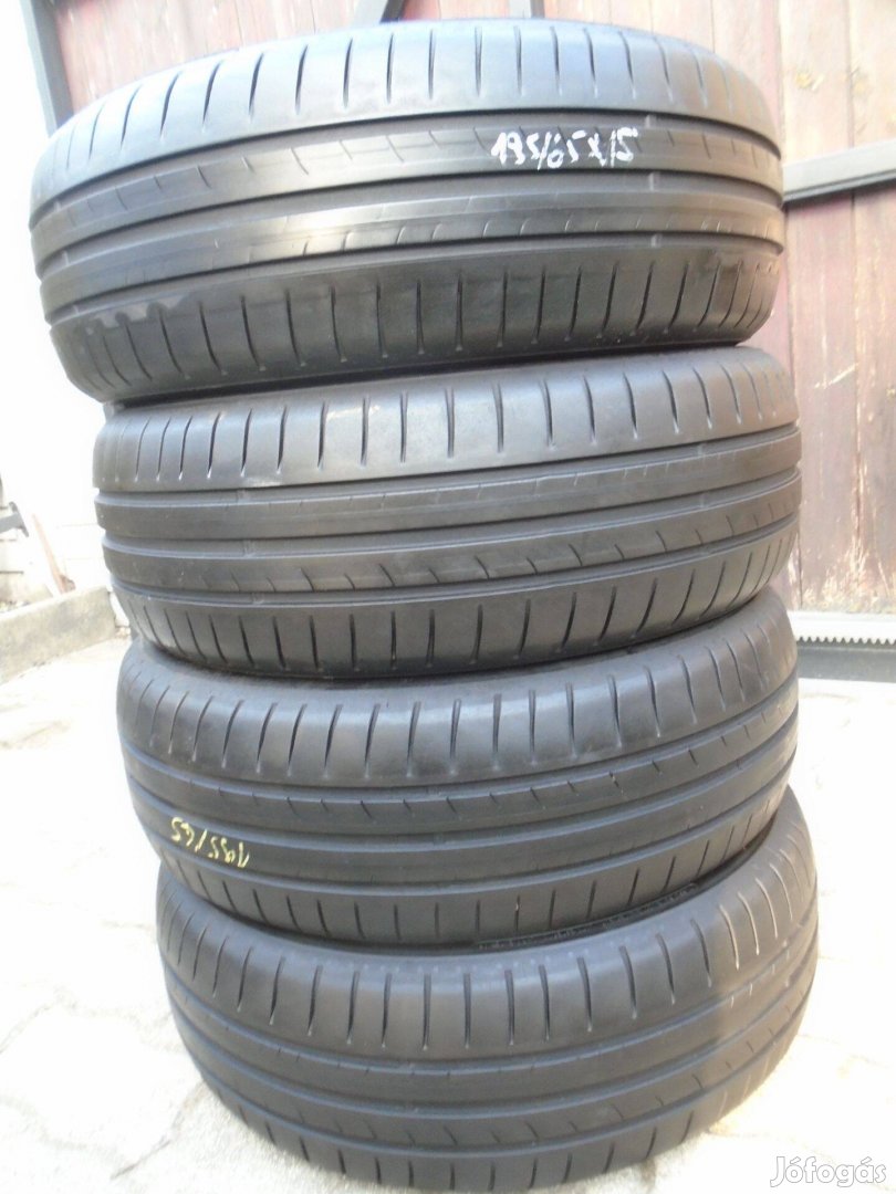 Dunlop 195/65R15 nyári gumi garnitúra eladó (DOT4321)