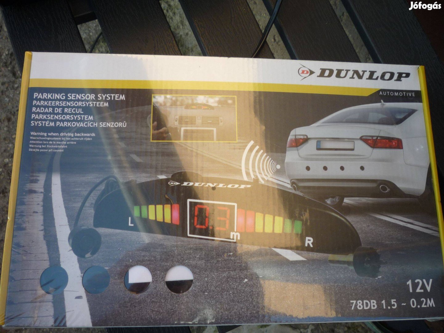 Dunlop Parking Sensor tolató radar Szett új kitt