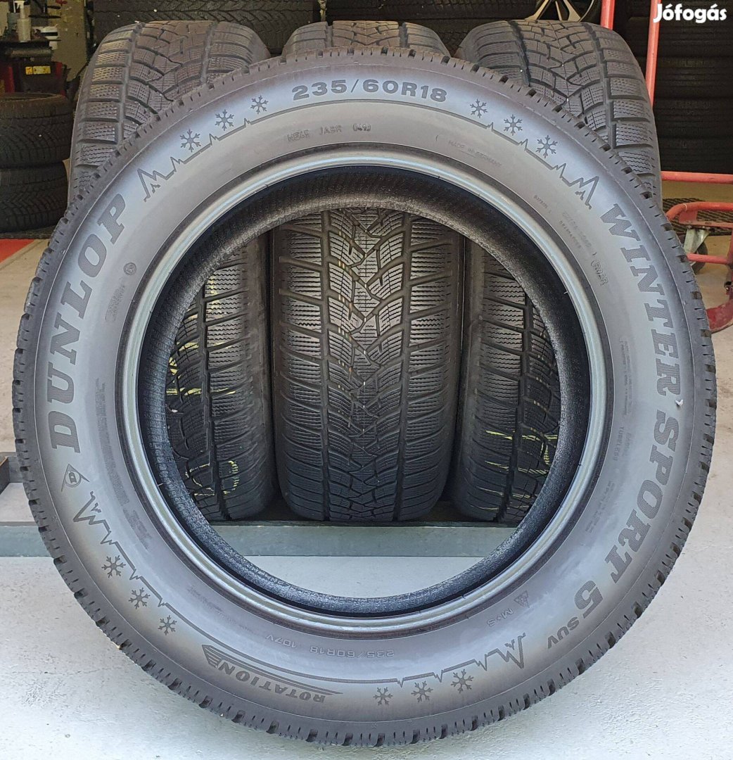 Dunlop Wintersport 235/60 R18 téli gumi 4db /T139