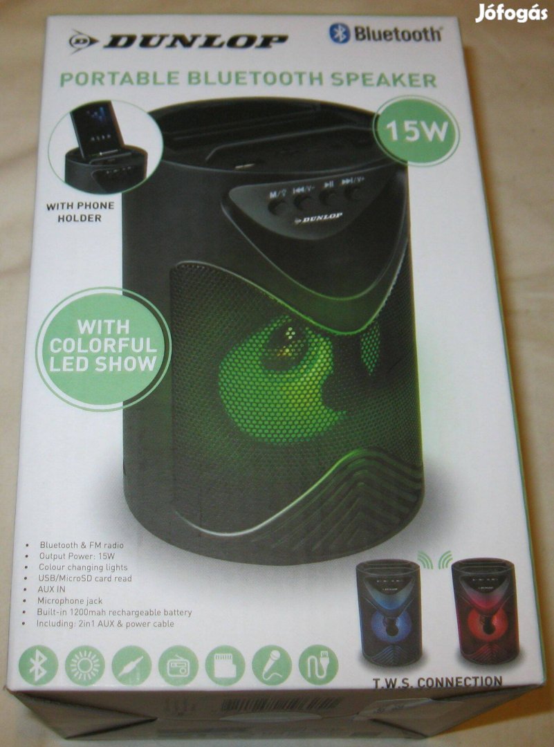 Dunlop bluetooth hangszóró