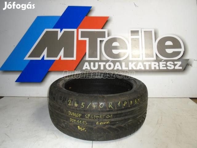 Dunlop sp sport 01 nyári 245/40r18 93 y tl 2013