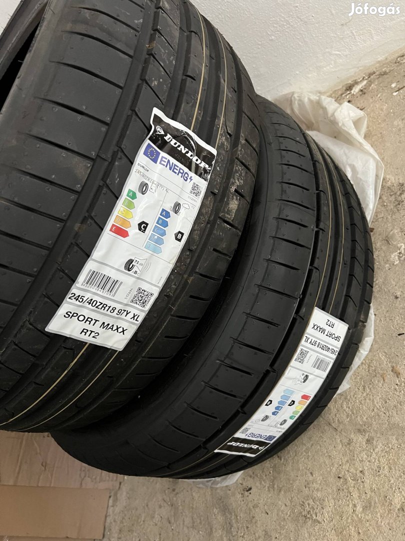 Dunlop új nyári gumik 2db 245 40 R18