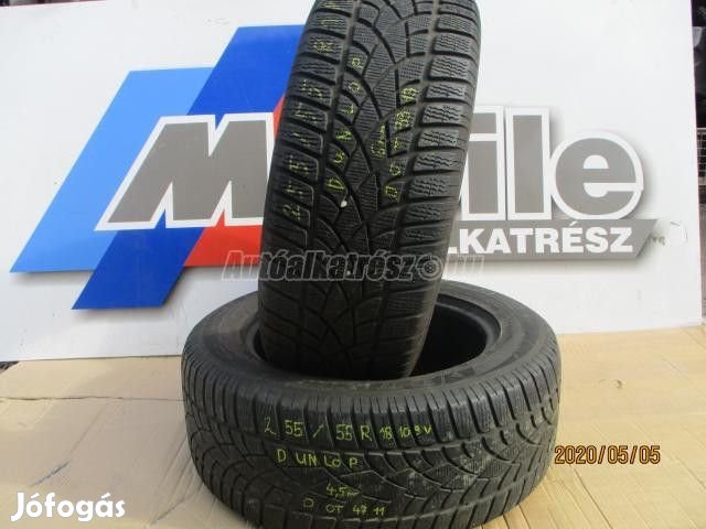 Dunlop wintersport 3d téli 255/55r18 109 v tl 2011