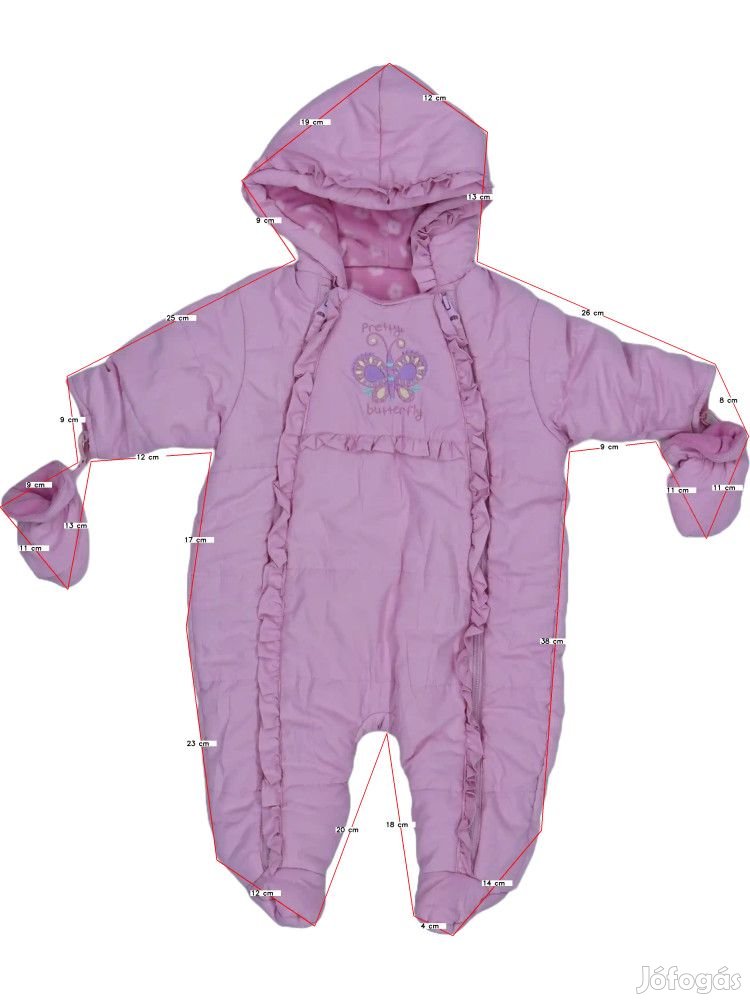 Dunnes Új (címkés) Lány Baby overál (Méret: 74)