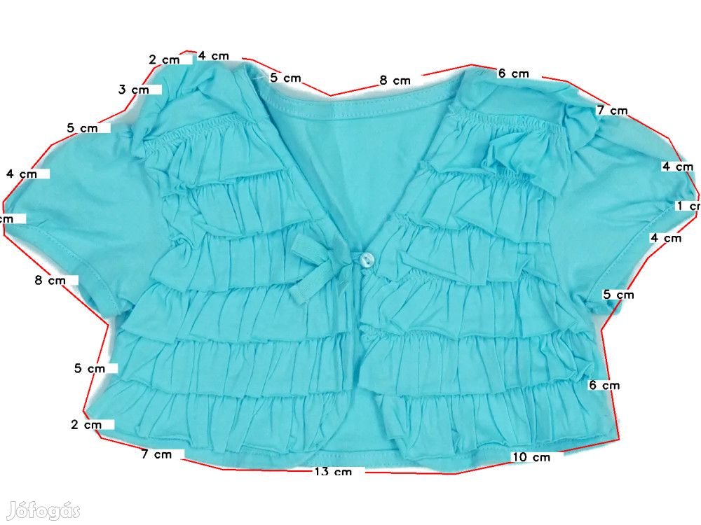 Dunnes Új (címkés) Lány Bolero (Méret: 98)