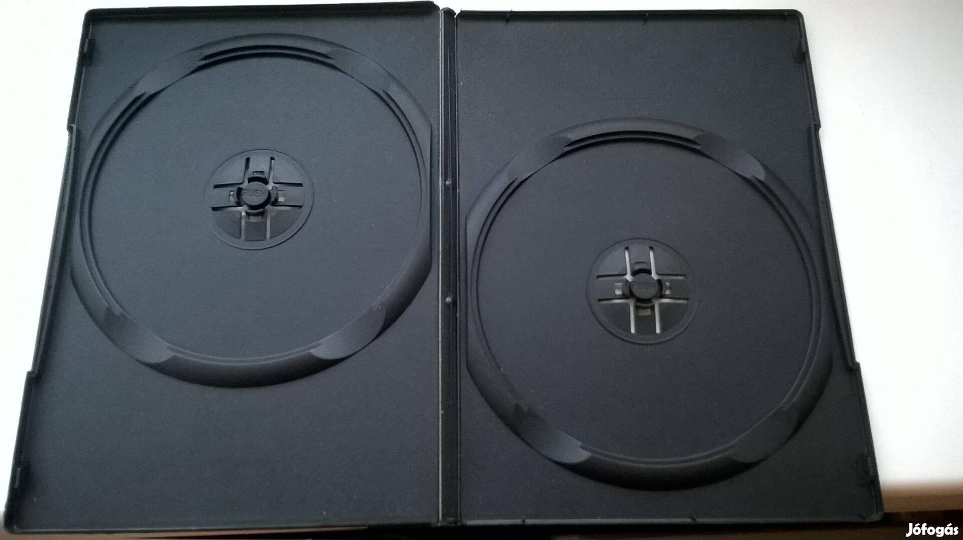 Dupla DVD vagy CD tok , slim , új