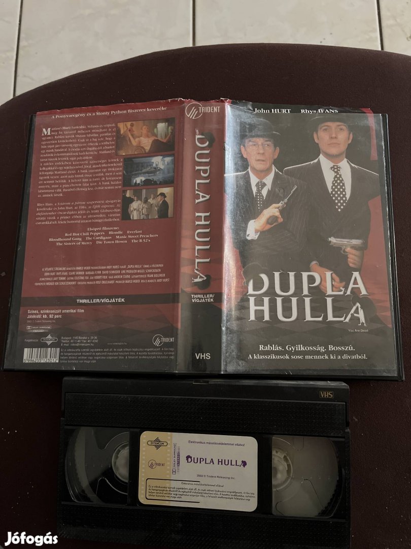 Dupla hulla thriller vhs