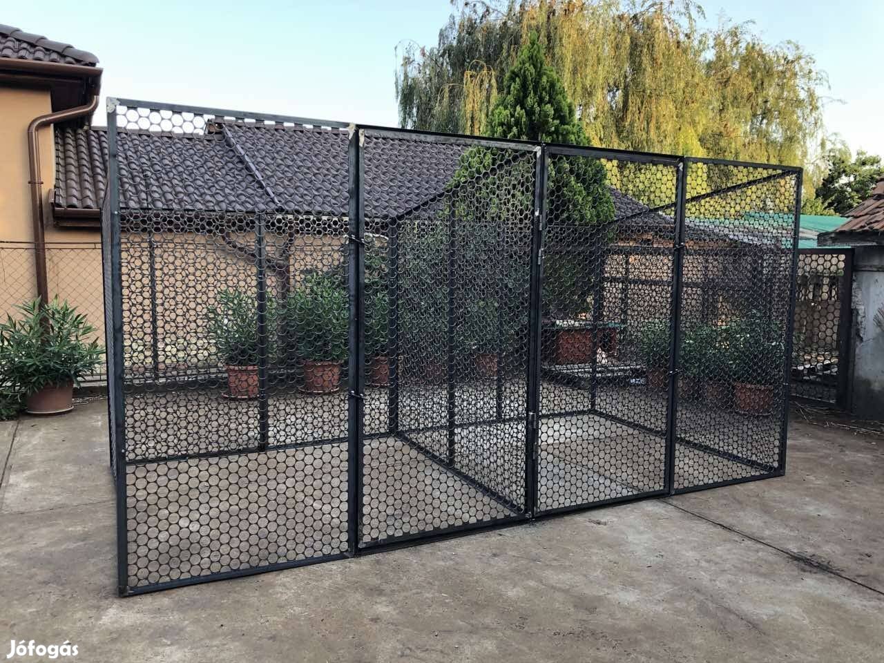 Dupla kutya kennel (4*2m)