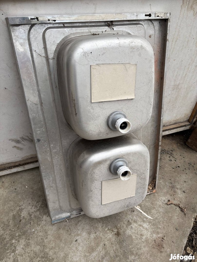 Dupla mosogato tálca fém, műanyag