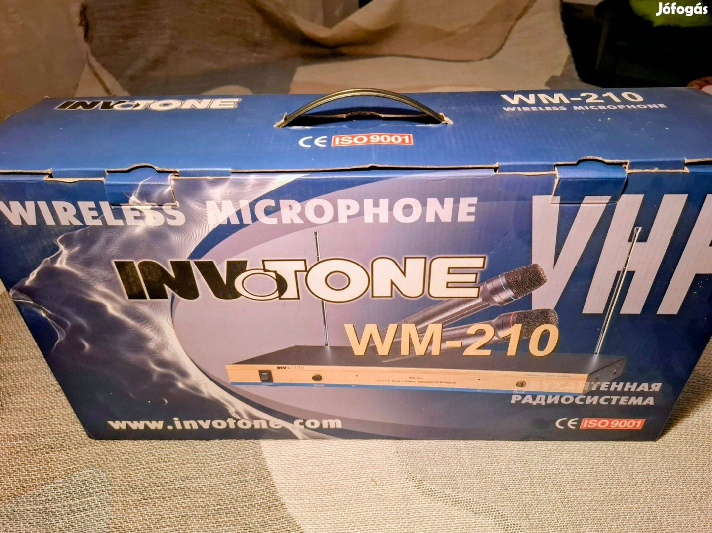 Dupla rádiós mikrofon és vevő Invotone WM-210