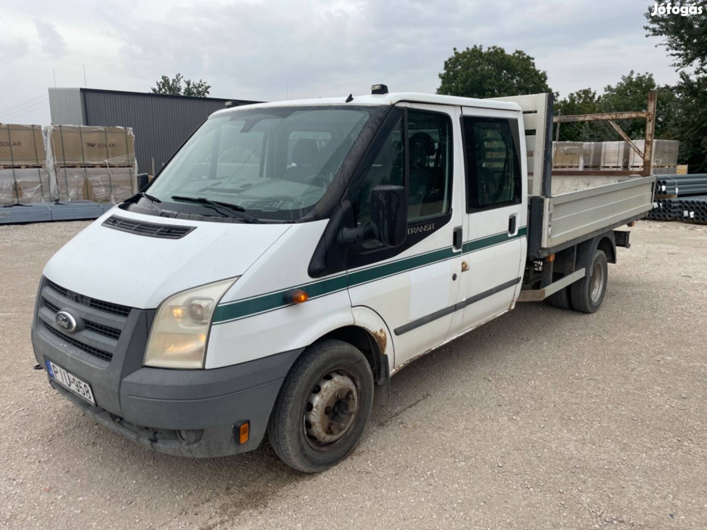 Duplafülkés Platós Ford Transit 2.4 dízel