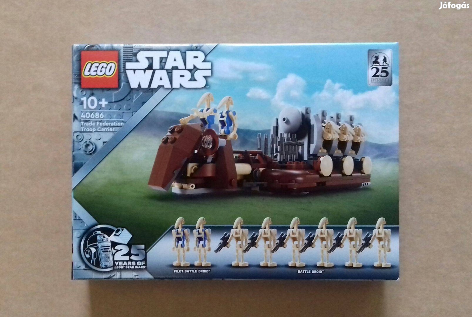 Duplán 25. évfordulós limitált új Star Wars LEGO 40686 Csapatszállító