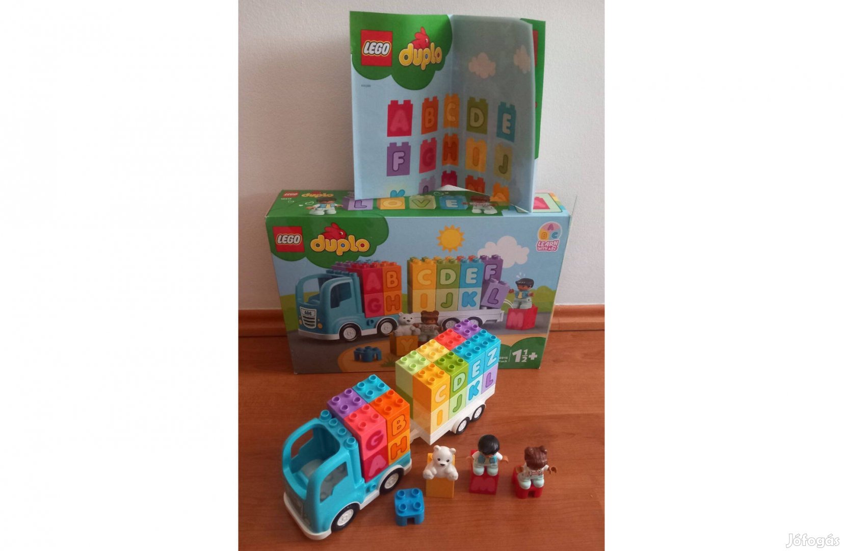 Duplo 10915 teherautó betűkkel dobozában