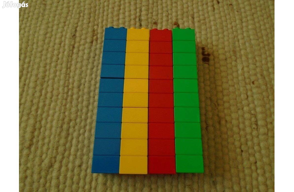 Duplo - 2x2-es színes kockák - összesen 40 db -