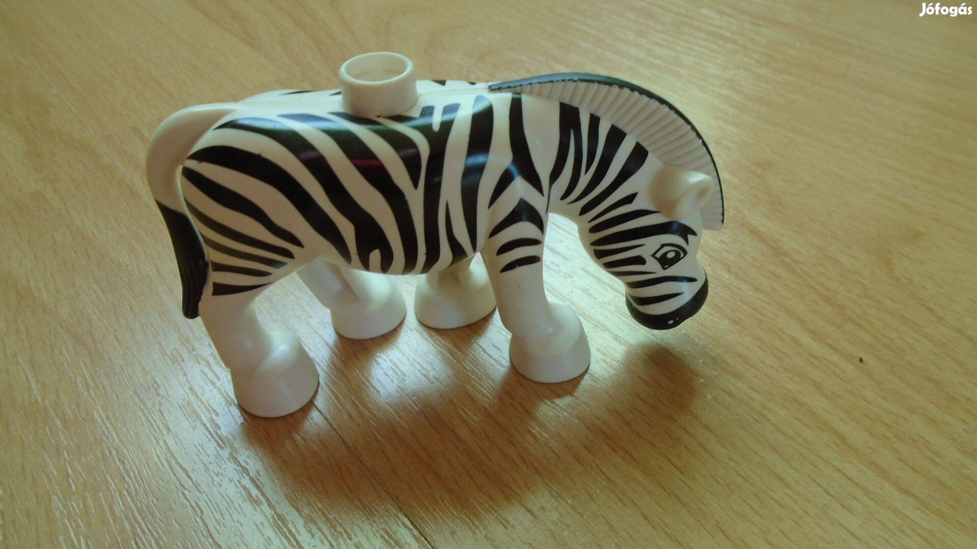 Duplo - Zebra figura - fekete-fehér színű - újszerű állapotú