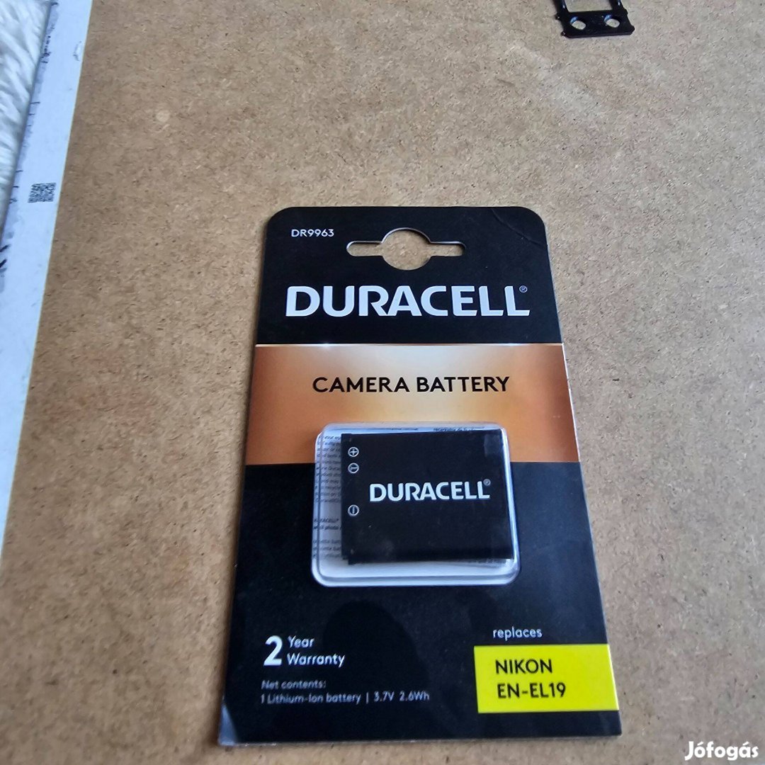 Duracell DR9963 EN-EL19 akkumulátor Nikon kamerákhoz 700mAh