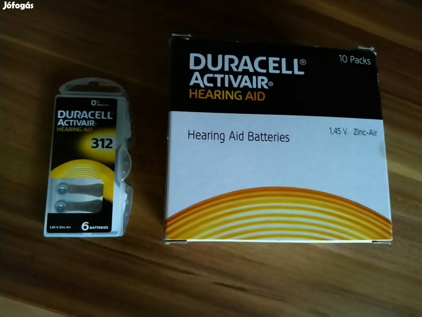 Duracell hallókészülék elem 312 