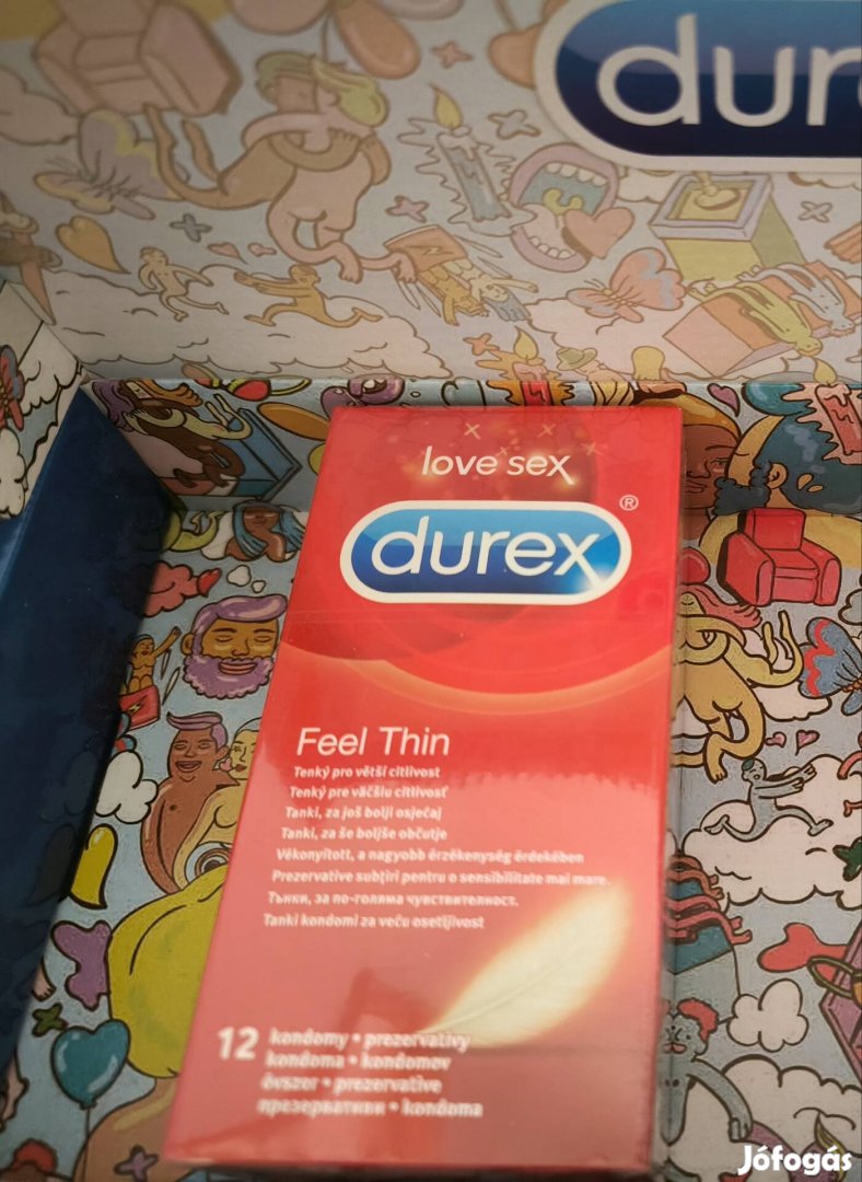 Durex Feel Thin óvszer 12 db