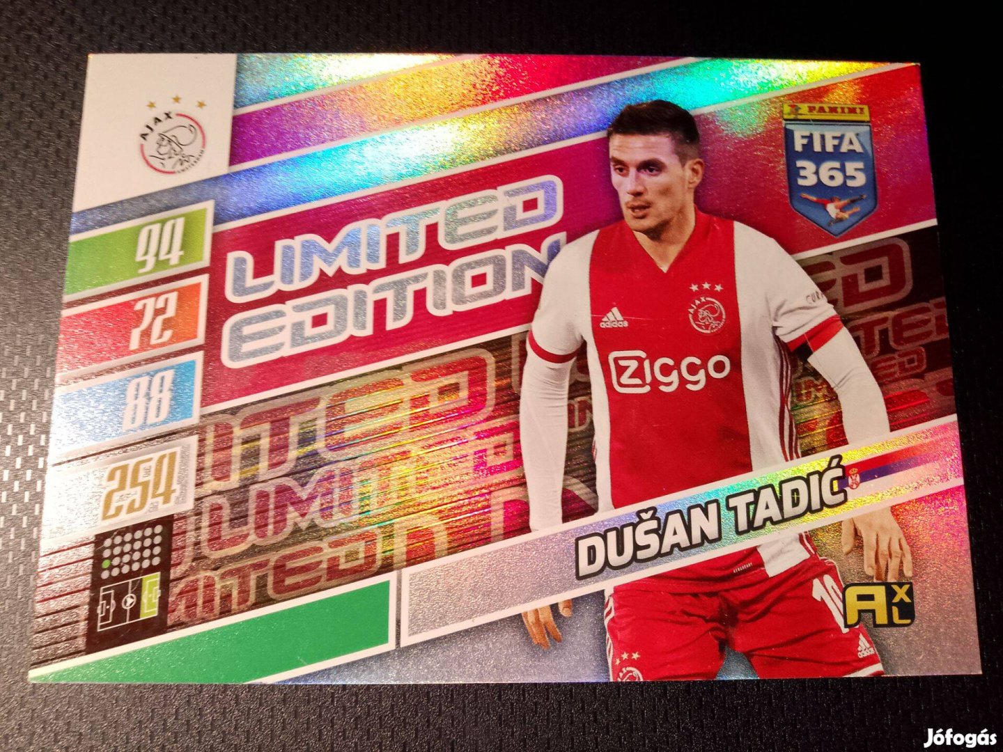 Dusan Tadic XXL fociskártya