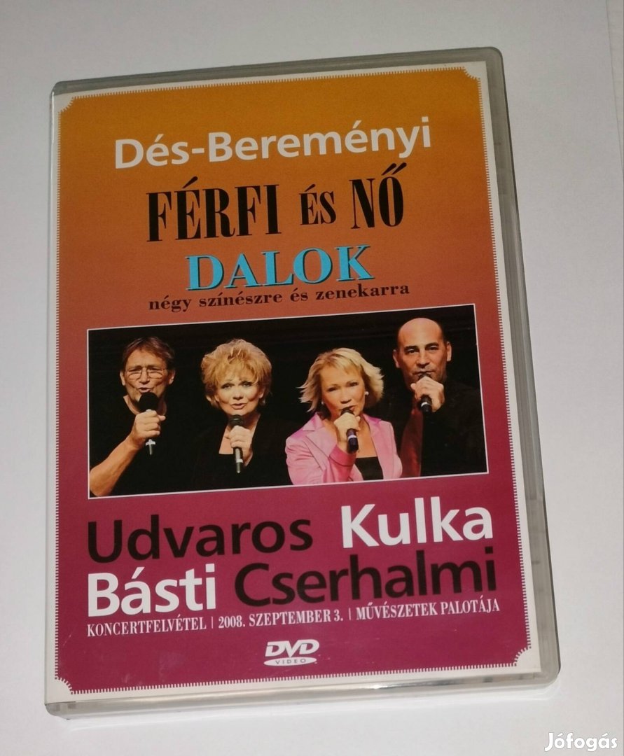 Dvd Férfi és nő dalok  Dés Bereményi