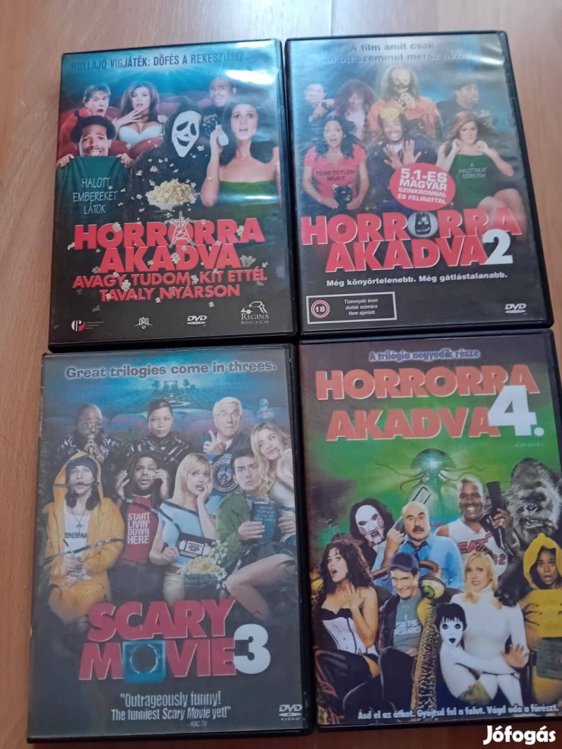 Dvd Horrorra akadva 1.-2. plusz ajándék