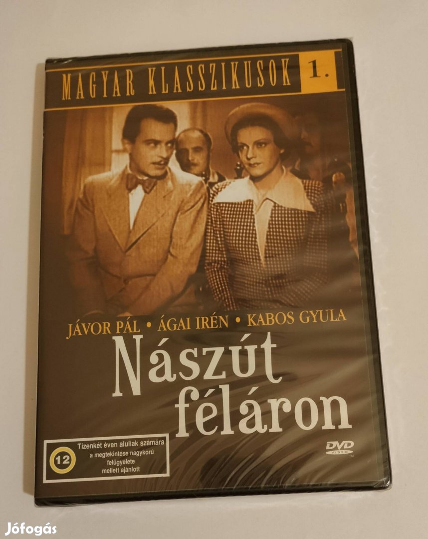 Dvd Nászút féláron bontatlan fekete fehér magyar film