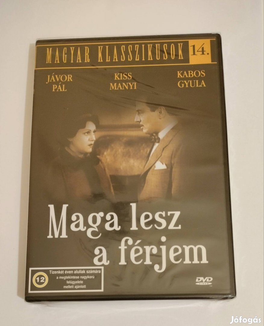 Dvd bontatlan Maga lesz a férjem fekete fehér magyar film 