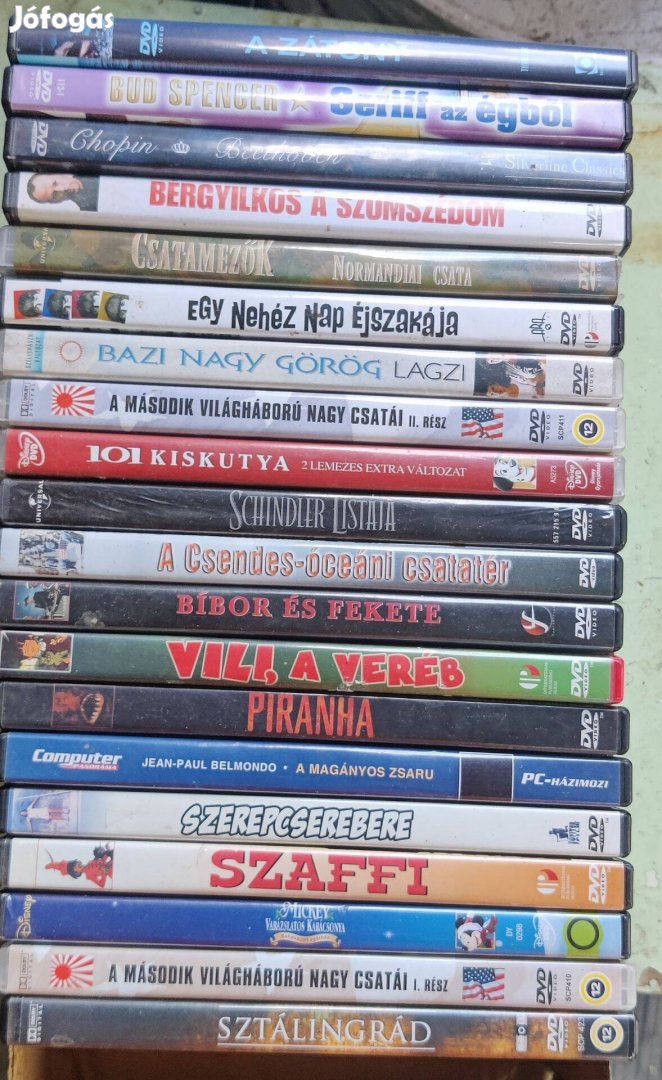 Dvd filmek többféle 25 darab egyben