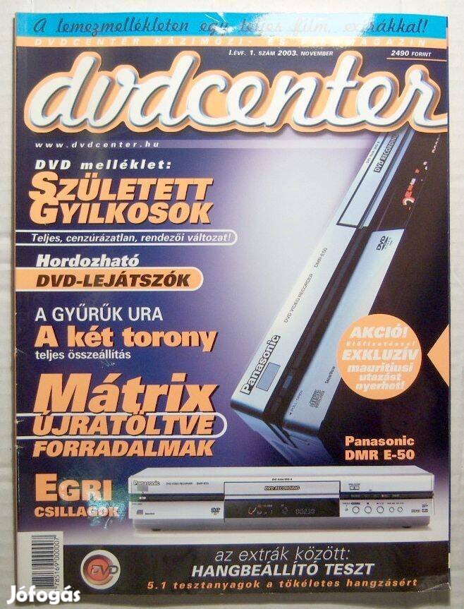 Dvdcenter 2003/1.szám November (házimozi magazin)