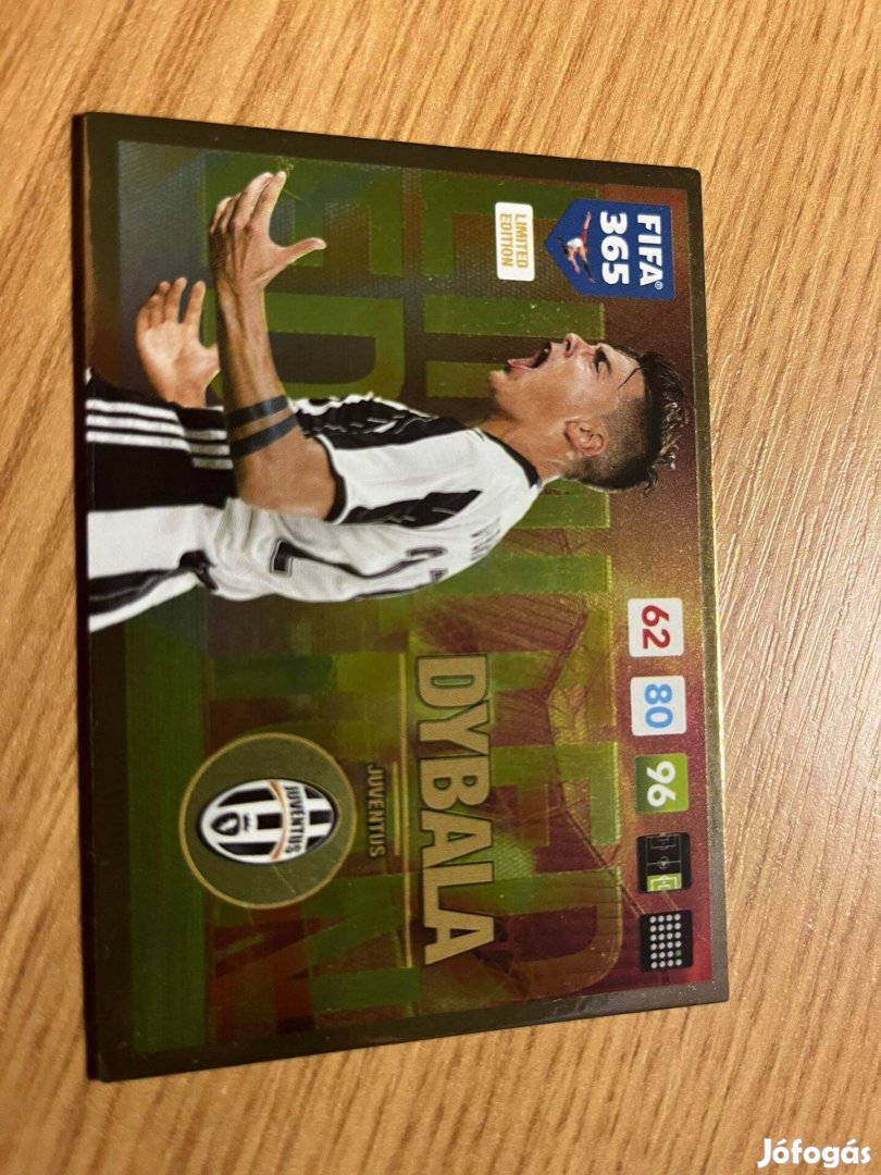 Dybala - Limited Edition - FIFA 365 gyűjtőkártya