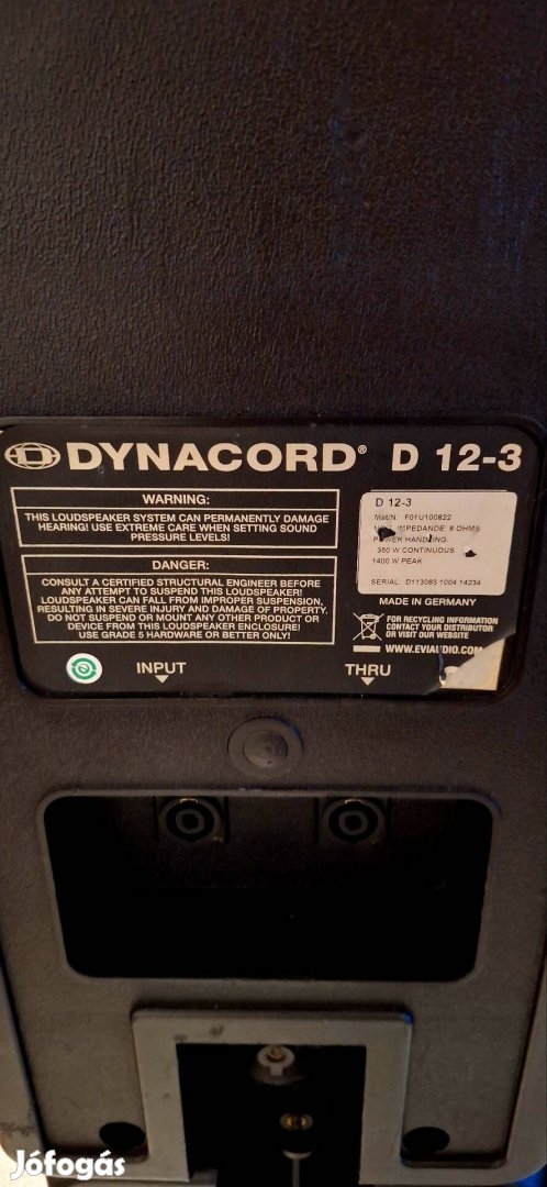 Dynacord Dlitle 12 -3 Ev Sb 122