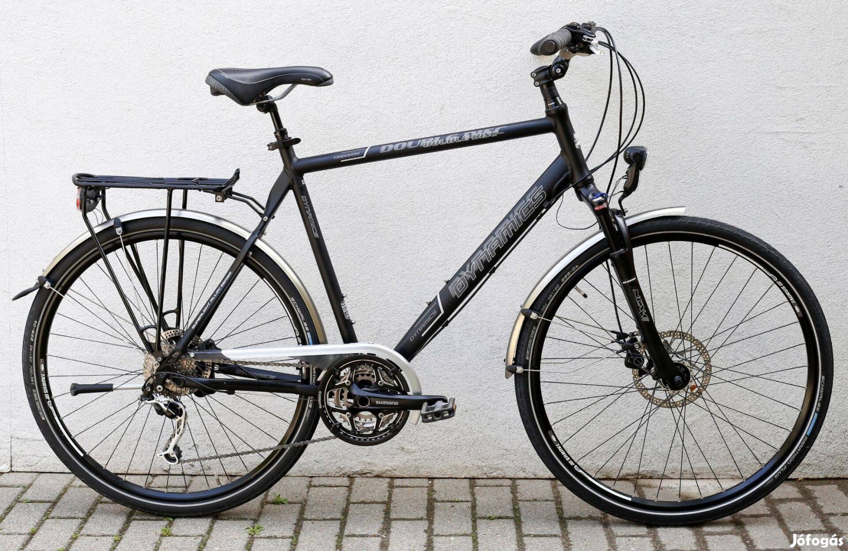 Dynamics Double Disc 28" alu Trekking kerékpár, XT-XT (XL-60 cm)