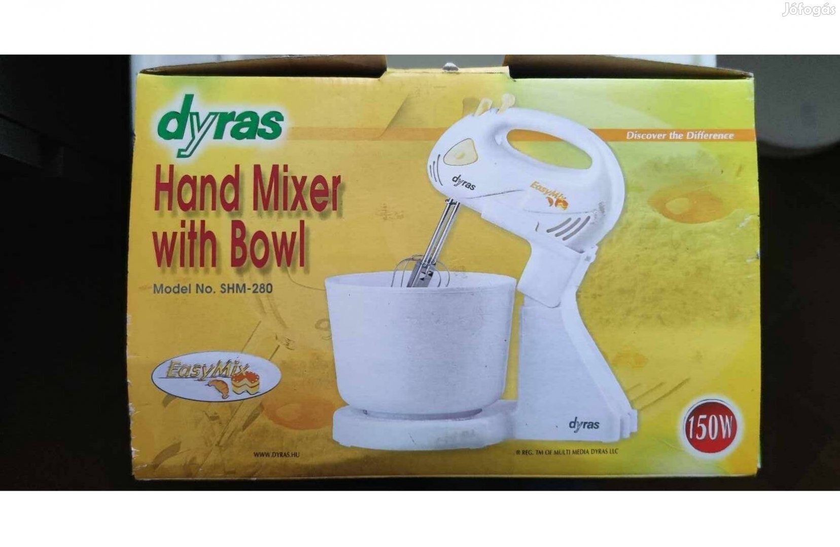 Dyras kézimixer 150w minden tartozékával