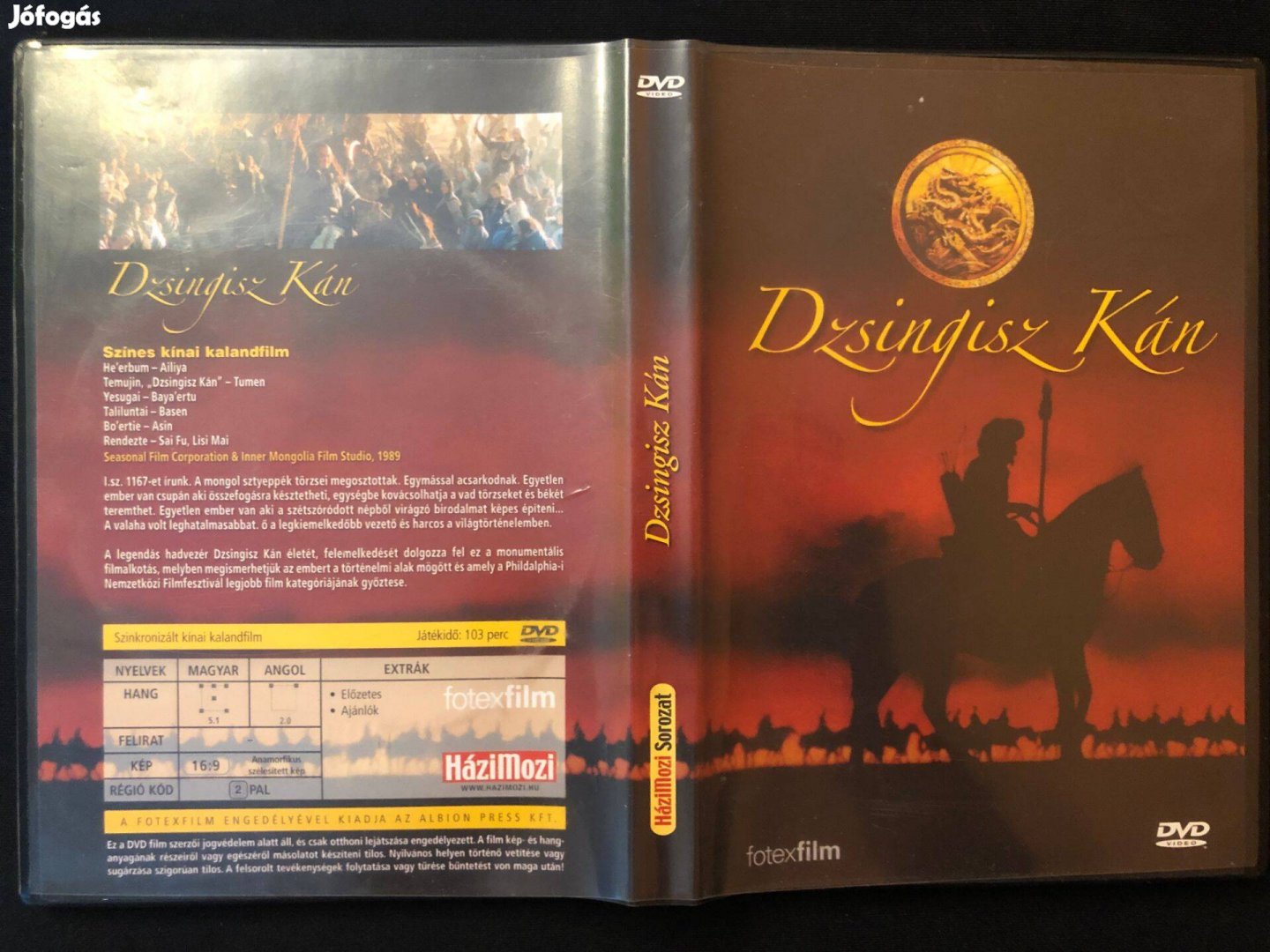 Dzsingisz Kán A hódító (karcmentes) DVD