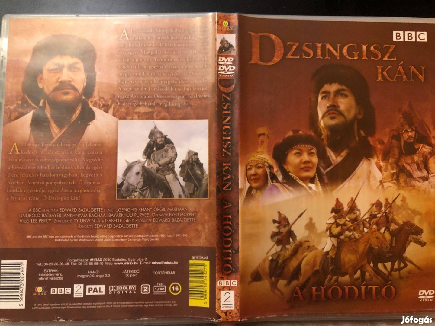 Dzsingisz Kán (karcmentes, 1989, Fotexfilm) DVD
