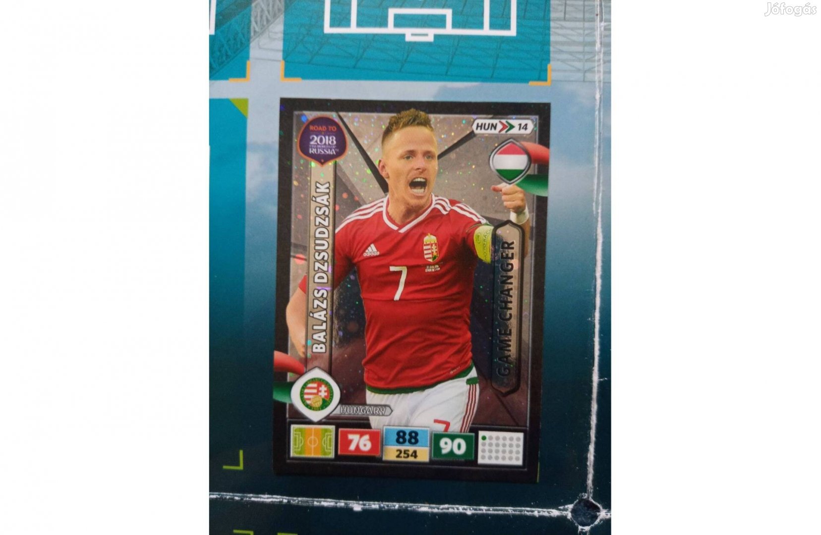 Dzsudzsák Balázs Magyarország Panini Road to World Cup 2018 kártya