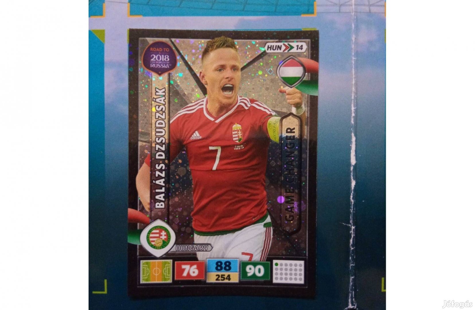 Dzsudzsák Balázs (Magyarország) Panini Road to World Cup 2018 kártya