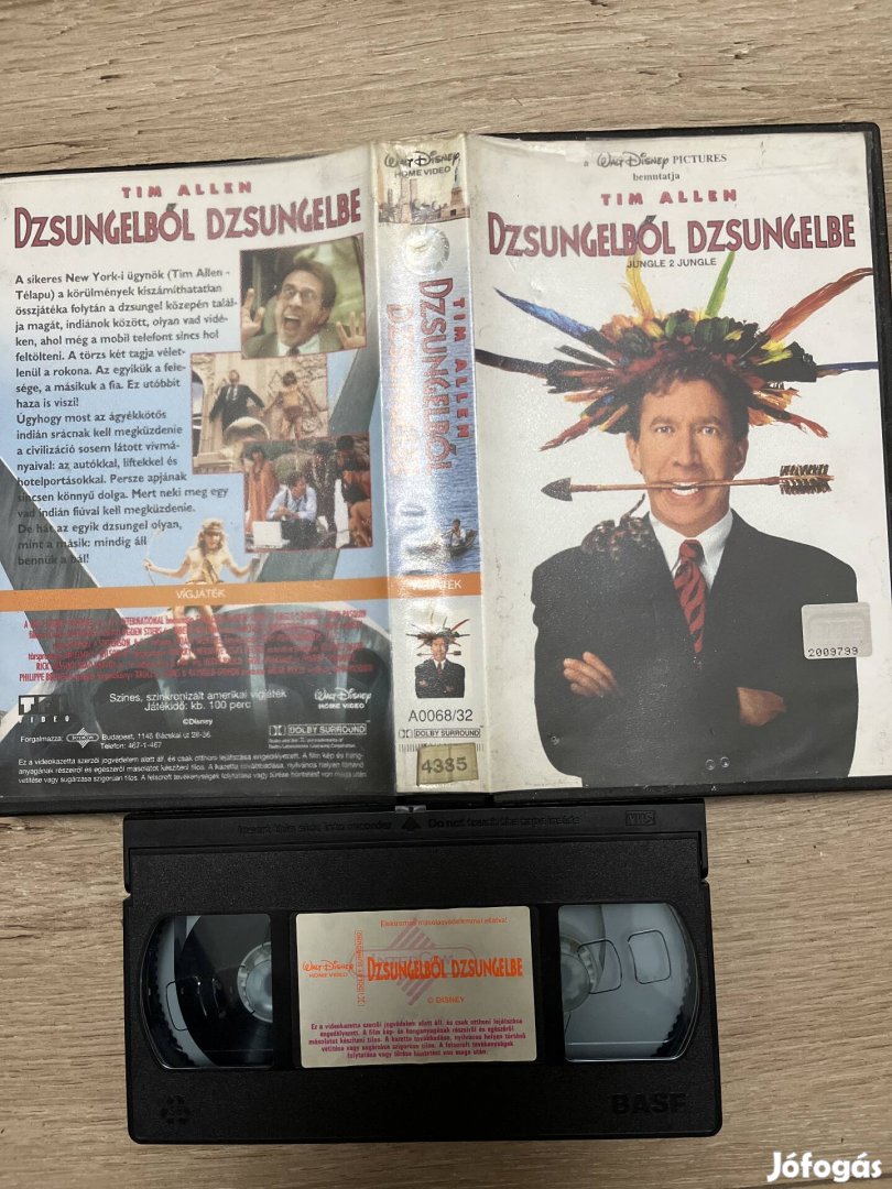 Dzsungelből dzsungelbe vhs 