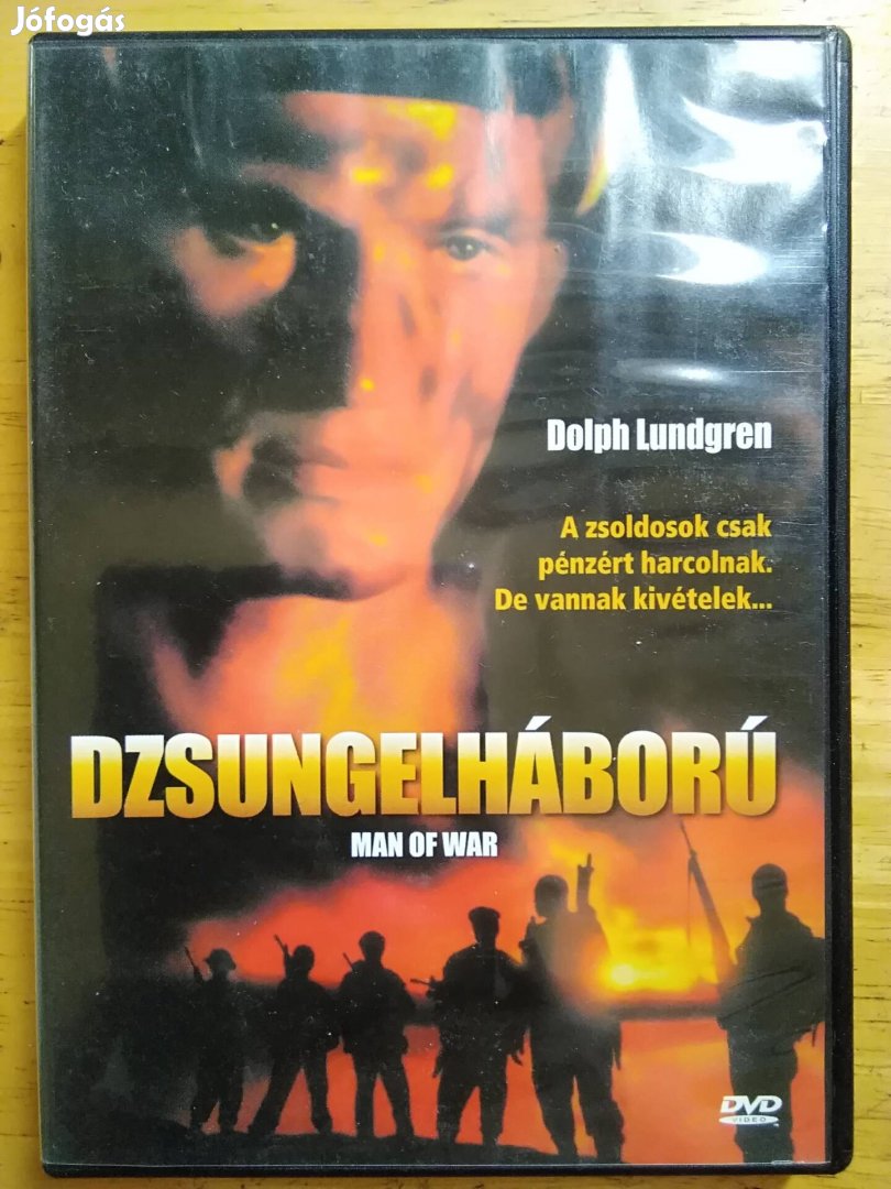 Dzsungelháború újszerű dvd Dolph Lundgren 