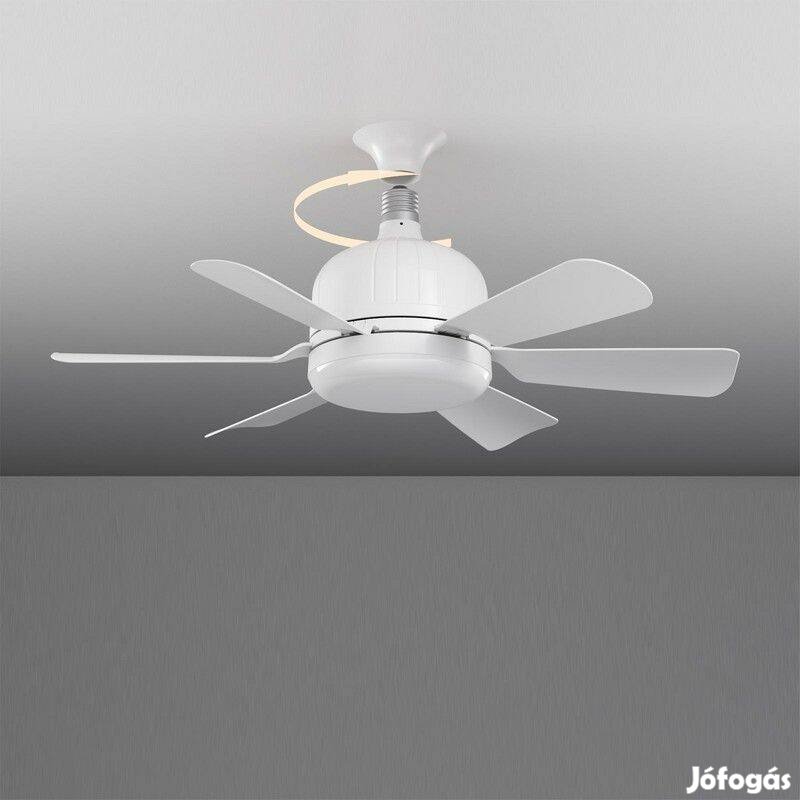E27 foglalatba tekerhető Távirányítós Ventilátor Lámpa - 40W